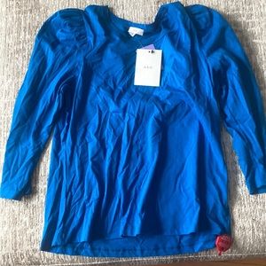 Woman’s blue ALC shirt, size medium brand new
